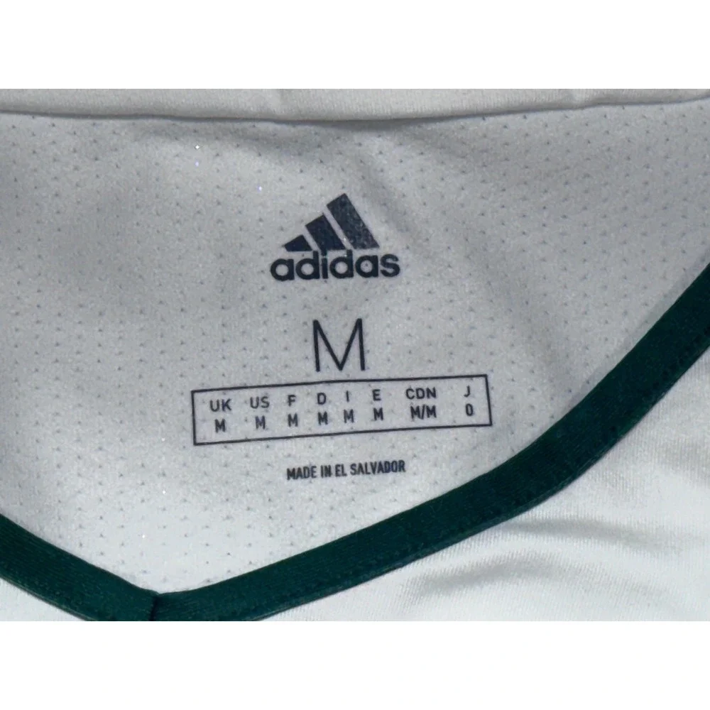 Adidas Hawaii Rainbow Warriors #3 Volleyball Jersey Long Sleeve White Green M